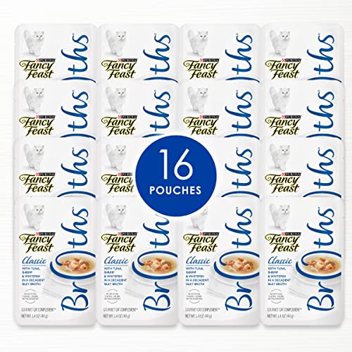 16 Pouches Purina Fancy Feast Limited Ingredient Wet Cat Food Complement