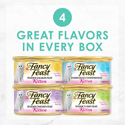 Buy 24 Boxes of Purina Fancy Feast Grain-Free Kitten Wet Food Variety Pack