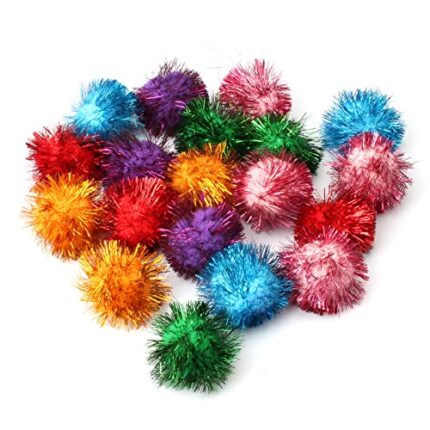 20PCS Cat Ball Toy, Cat's Boredom Ball for Fetching, Training and Teething