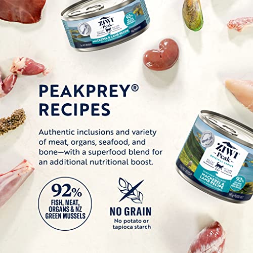 Peak Nutrition Cat Food - 92% Seafood, Meat & Organs - Real Meat, High Protein