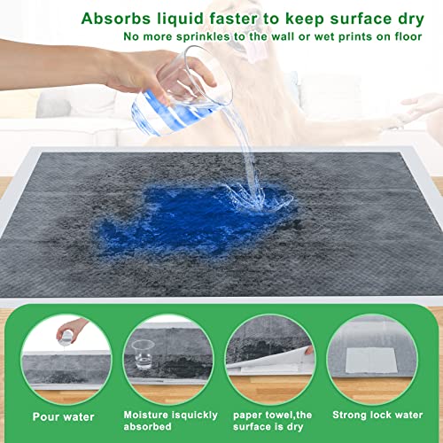 Activated Charcoal Deodorant Dog Mat - Extra Large Dog Training Pad - 6-Layer Super Absorbent