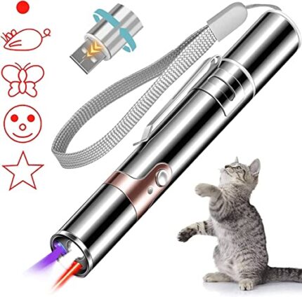 High Quality Interactive Cat Toy with 7 Modes & USB Charging for Pets