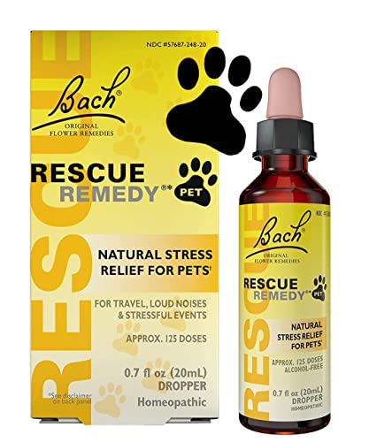 ach Rescue Remedy Pet Dropper - Sedative-Free Calming Drops for Stress Relief