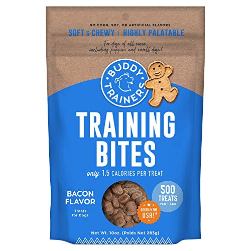 Buy Natural Bacon Dog Treats - Chewy Bites for Puppies - USA Baked