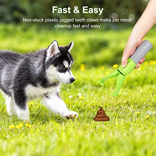 Portable Dog Pooper Scooper - Perfect Claws & No Stuck - Ideal for All Size Pets