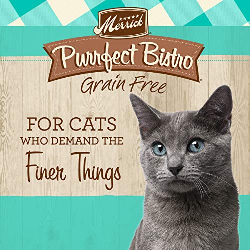 Merrick Purrfect Bistro Grain Free Cat Food | Real salmon & Sweet Potato