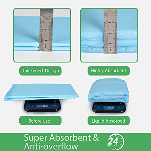 Super Absorbent & Quick Drying Dog Training Pads by DEEP DEAR - Leak-Proof Protection