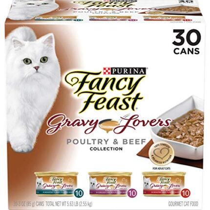 + Purina Fancy Feast Gravy Variety Pack | Cat Food | 30 Cans