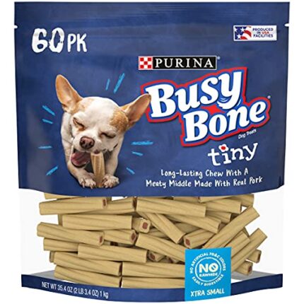 Purina Busy Made in USA Facilities Toy Breed Dog Bones for Small Dogs