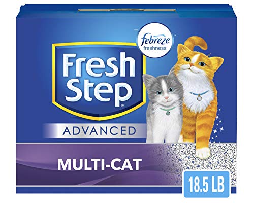 +Fight Odors Longer with Fresh Step Advanced Multi-Cat, Low Dust Litter