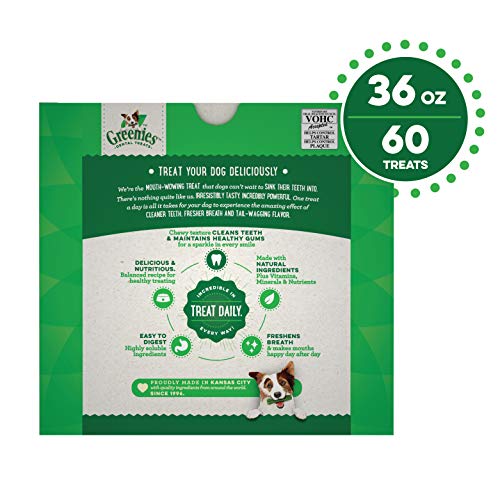 Natural Dog Treats - Greenies Original Petite Dental Chews