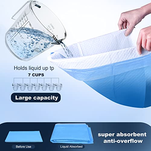 Ultra Absorbent Polymer Pet Pee Pads - 6 Layers Protection - Durable Leak-Proof PE Film