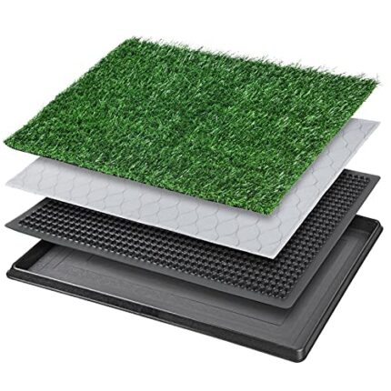 Quadruple-Layered System Artificial Grass Pee Pad | Low Maintenance | Training Furry Friends