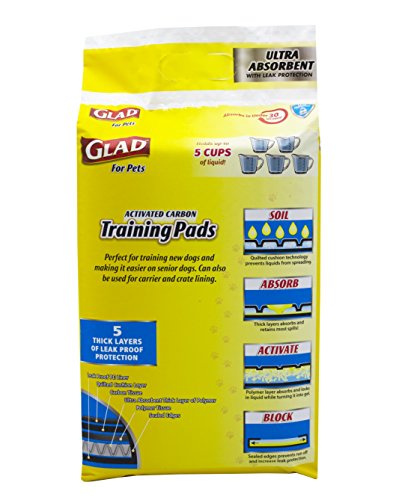 Glad Pets Dog Pads | Pheromone Attractant & Carbon Technology