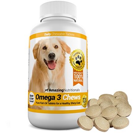 Great Tasting Fish Oil For Dogs Skin, Coat & Shedding Treatment