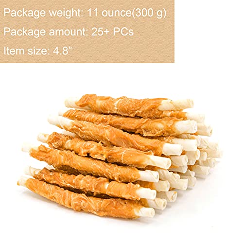 All-Natural Chicken Chew Sticks for Improved Dental Hygiene