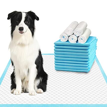 DEEP DEAR 6-Layer Protection Design Dog Training Pads - Super Absorbent & Quick Drying