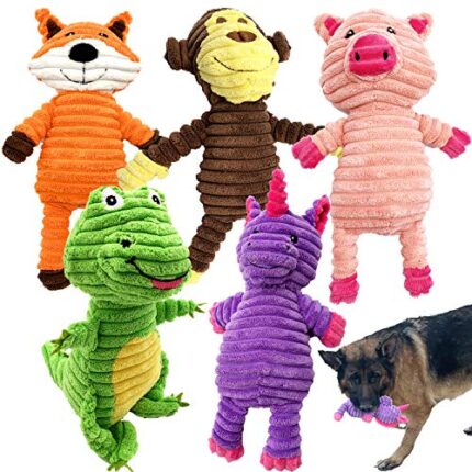 5 Most Popular Dog Squeaky Toys – Plush & Durable for Small, Medium and Large Breeds