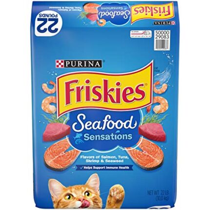 Buy Purina Friskies 22 lb. Bag: 100% Complete & Balanced Nutrition for All Cat Life Stages