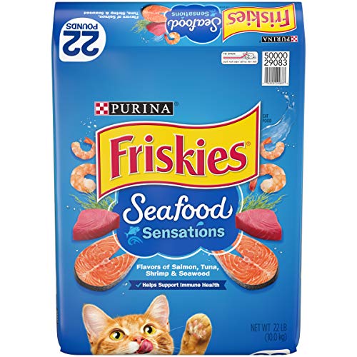 Buy Purina Friskies 22 lb. Bag: 100% Complete & Balanced Nutrition for All Cat Life Stages