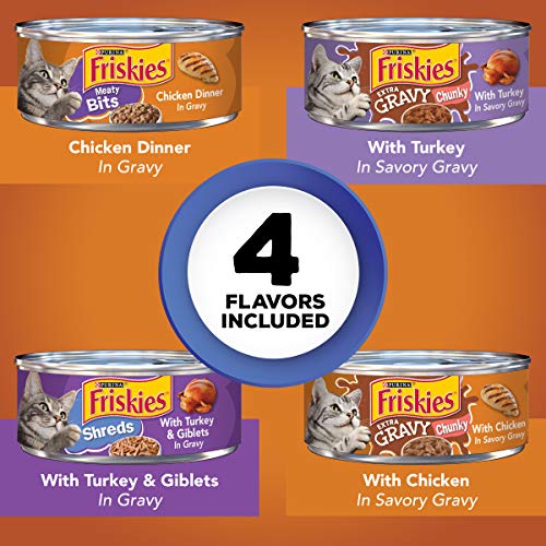 40 Cans of Purina Friskies Gravy Wet Cat Food