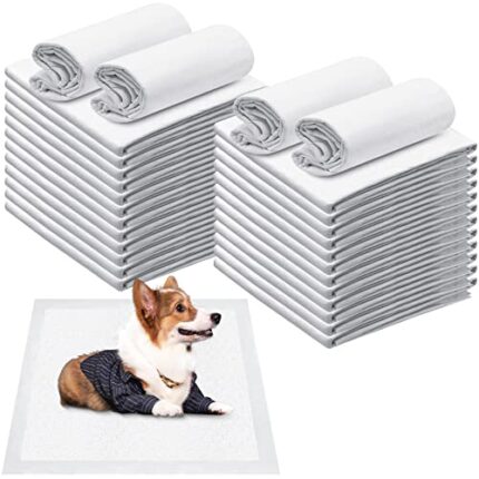 Super Absorbent Dog Training Pads, 50 Pads - Leak-Proof Protection