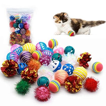 The Best Gift for Cats – Variety of Cat Toy Balls & Jingle Balls