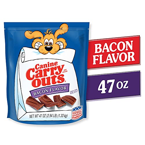 Canine Carry Outs Bacon Flavor Dog Treats - 47 oz Bag