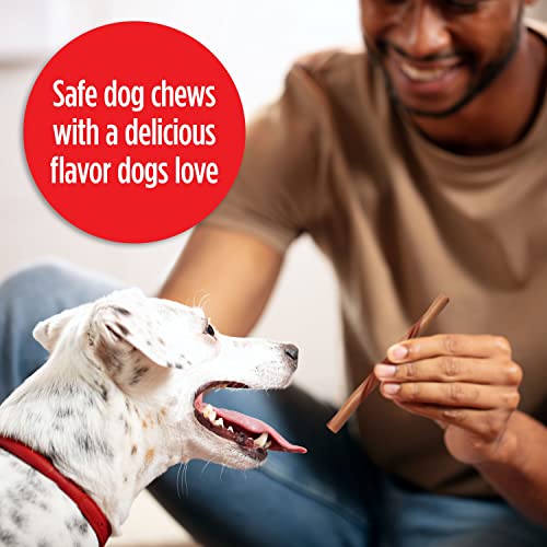 70 Rawhide Alternative Dog Chews - Real Steak Flavor, No Artificial Flavors