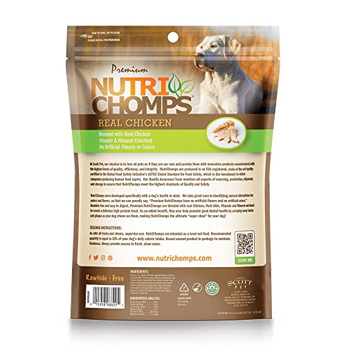 100% Rawhide-Free Dog Chews with Essential Vitamins & Minerals