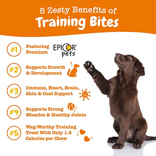 Training Bites for Puppies, Adult & Senior Dogs - Zesty Paws with EpiCor Pets & Omega-3 & 6