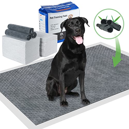 Activated Charcoal Deodorant Dog Mat - Extra Large Dog Training Pad - 6-Layer Super Absorbent