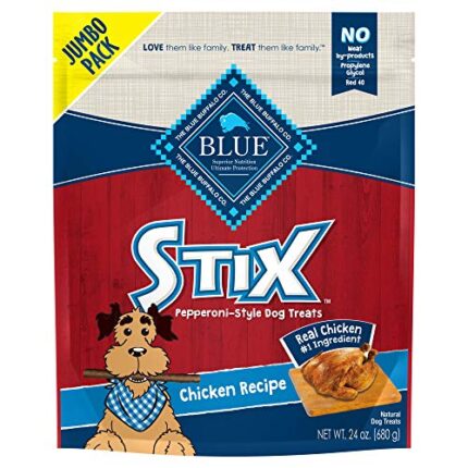 'BLUE Stix Dog Treats with Real Chicken - Delicious & Wholesome!'