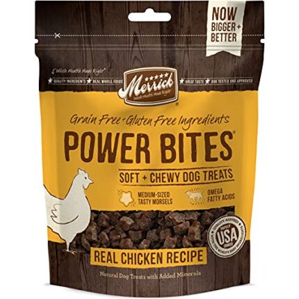 Merrick Power Bites Dog Treats - Real Chicken Recipe