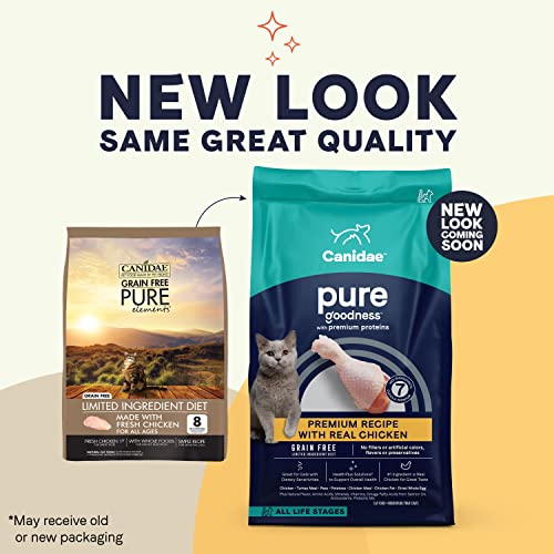 Canidae PURE Chicken Dry Cat Food | 7 Whole Ingredients, Antioxidants & Probiotics