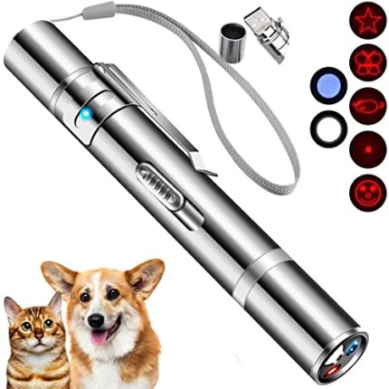 Upgrade Laser Pointer Cat Toy with USB Charging - Fun and Exercise!