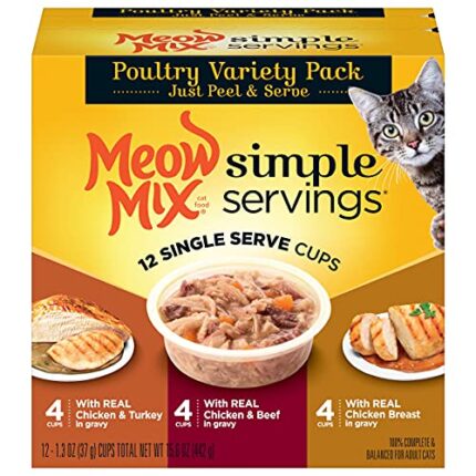 avory Cat Food: Real Chicken, Beef & Turkey Cups