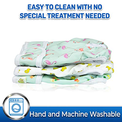 Adjustable Size Machine Washable Dog Diapers - Safe and Secure