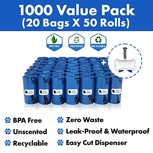 Gorilla Dog Poop Bags with Patented Dispenser - Zero Waste