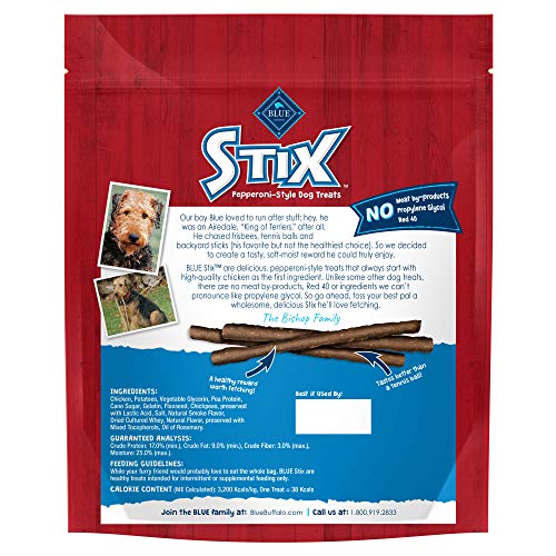 'BLUE Stix Dog Treats with Real Chicken - Delicious & Wholesome!'