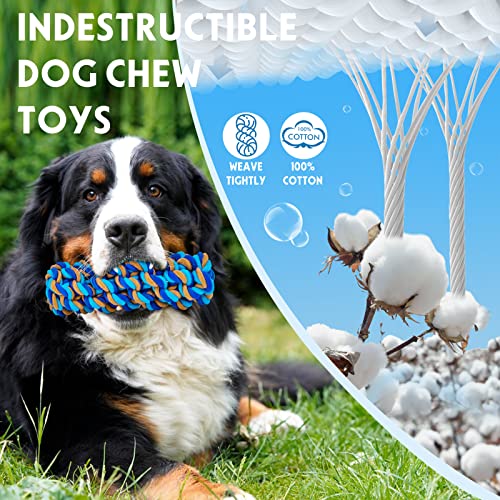 14 Pack Dog Toys for Large Dogs & Aggressive Chewers – Chew Toys, Rope Toys & Tug Toys