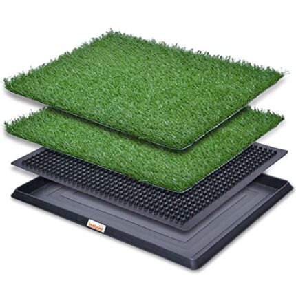 Loobani Dog Potty with Artificial Grass Mat | Indoor and Outdoor Use