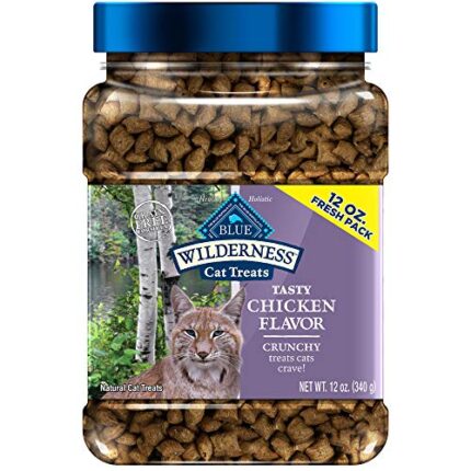 Blue Wilderness Meat-Rich, Grain Free Cat Treats | Oven Baked and Natural