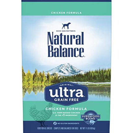 Natural Balance Original Ultra Whole Body Health Dry Dog Food with Chicken Meal | 11 lb Bag