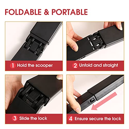 Foldable & Portable Pet Pooper Scoopers: Durable & Easy to Use