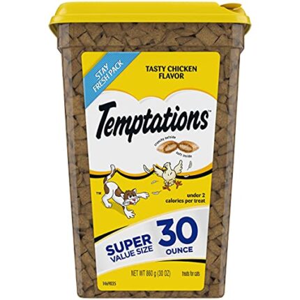 30oz Temptations Classic Cat Treats Tasty Chicken Flavor