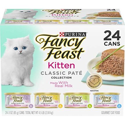 Buy 24 Boxes of Purina Fancy Feast Grain-Free Kitten Wet Food Variety Pack