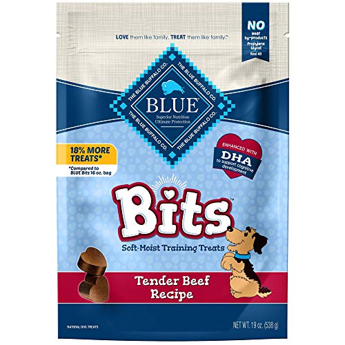 BLUE Bits Natural Soft-Moist Training Dog Treats with Real Beef