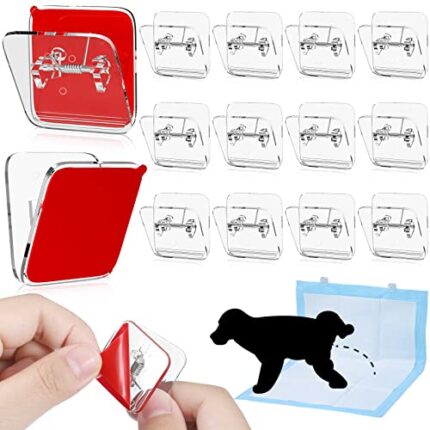 12 Pieces of Adhesive Clips & 6 Pieces of Separately Strong Adhesives | Keep Your Home Clean & Tidy