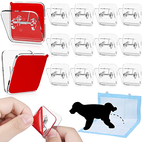 12 Pieces of Adhesive Clips & 6 Pieces of Separately Strong Adhesives | Keep Your Home Clean & Tidy